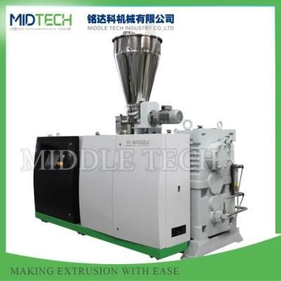 Plastic PVC/SPVC/WPC Sheet Counter Rotating Twin Screw Extruder Machine