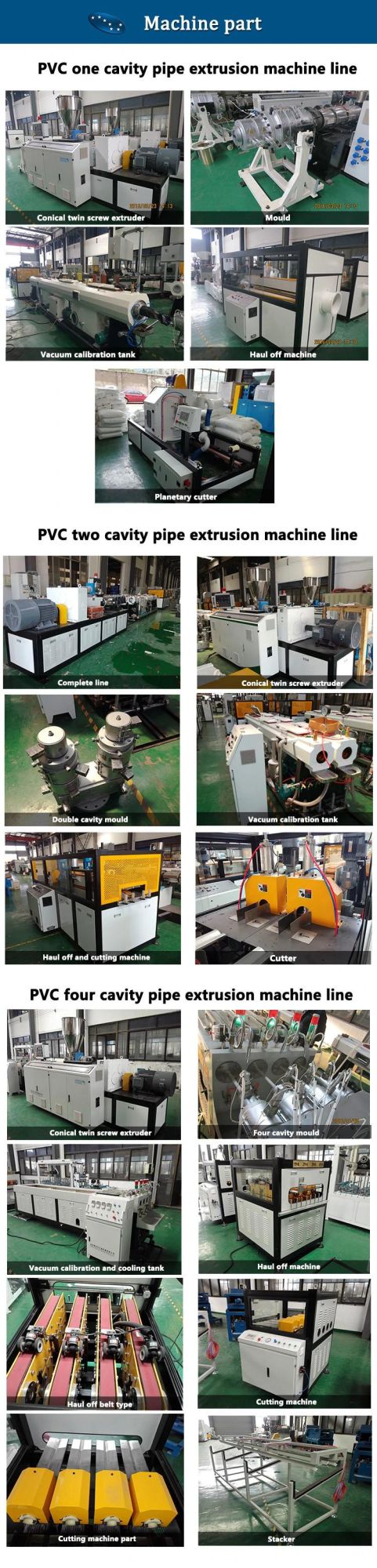 High Quality PVC Electrical Water Pipe Extrusion Machine Line