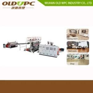 Plastic Spc Floor/Flooring Sheet/Board Making/Extrusion/Production/Extruder Machine
