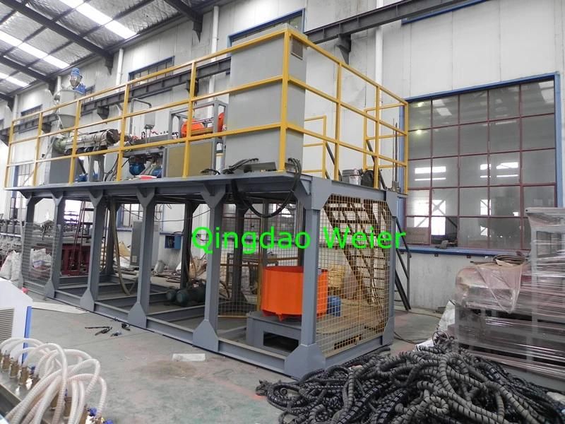 HDPE Spiral Wrapping Band Extrusion Line