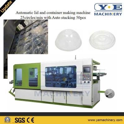 PP Pet PS Lid Making Machine with Crossing Hole
