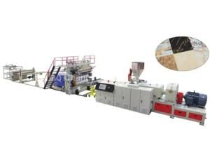 PVC Artificial Marble Decorative Panel Machine Manufacturer/Making Plant/Equipment