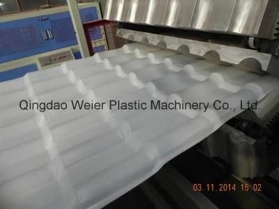 PVC Glazed Wave Roof Production Line Extrusion Line