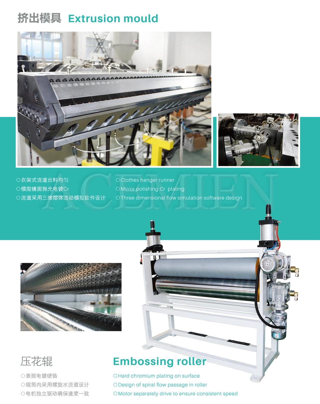 380V Roll Forming Corrugated Roofing Tile Sheet Making Machinery Extruding Line