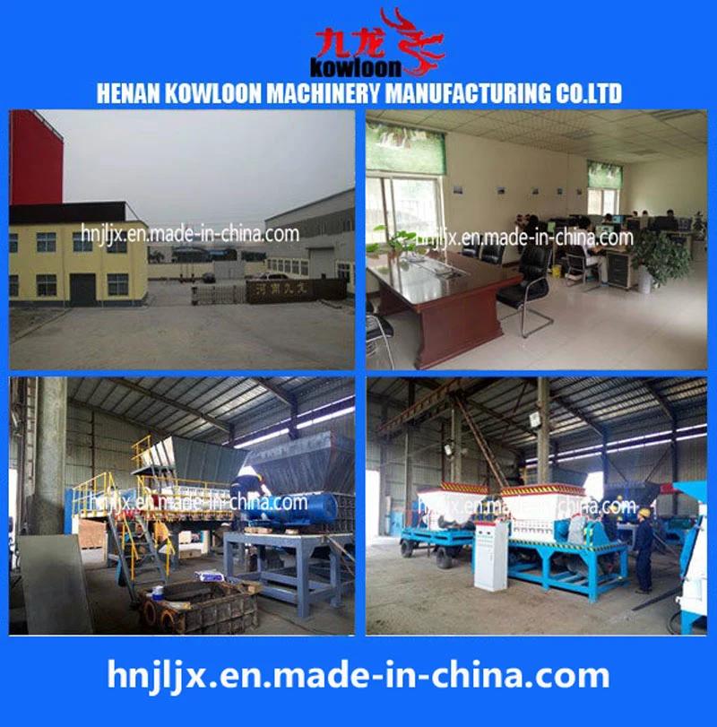 10tph Efficient Double Shaft Plastic Shredder