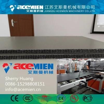 Advanced Multi Layers Plastic Hollow Building Template Making Machine Production Line