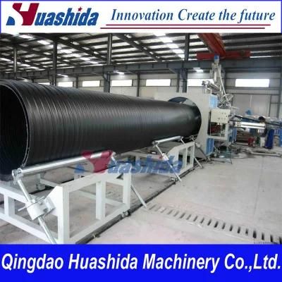 Skrg1200 HDPE Hollow Wall Rewinding Pipe Production Line