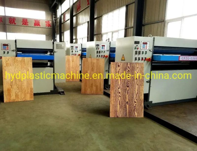 Wood Grain Embossing Machine for WPC Decking