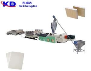 Plastic Wood Composite PVC Furniture Foam Board Extrusion Making Machine Production Line