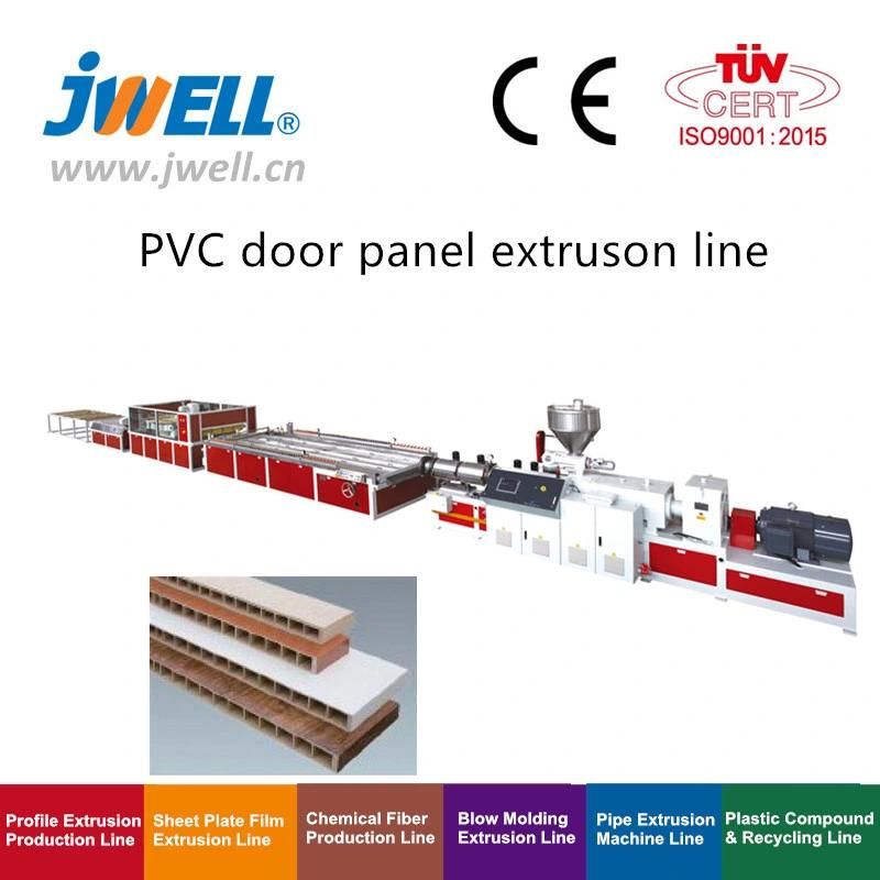 China Jwell Machine Custom Wood Plastic Composite PP PE PC ABS UPVC PVC PE WPC Floor Window Door Plate/Panel/Frame/Profile Extrusion Equipment