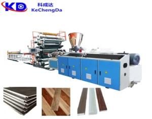 Plastic PVC WPC Spc Flooring Tile Panel Plank Board Sheet Extrusion Machine