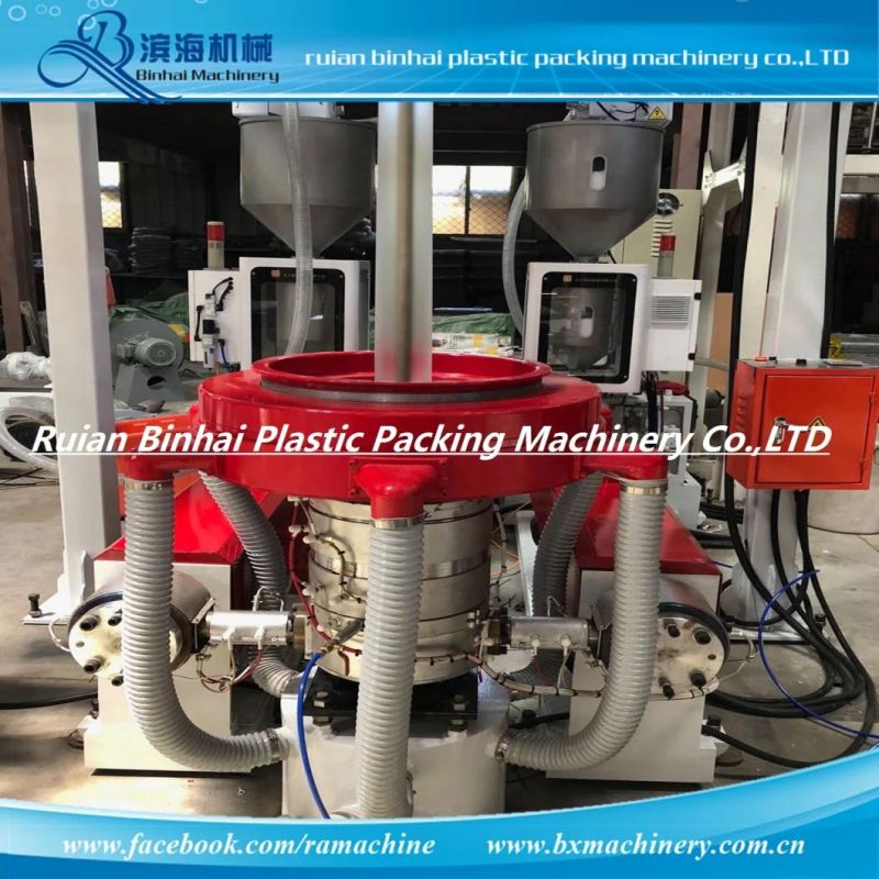 Two Layer PLC Control Automatic Winder ABA Film Blowing Machine