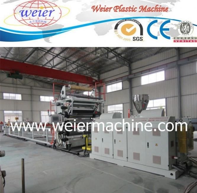 1-4mm PVC Rigid Plastic UV Lamination Sheet Marble Making Machine