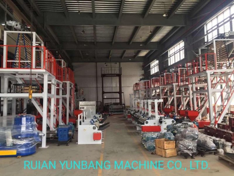 High-Speed LDPE HDPE ABA Extruder Plastic Film Blowing Machine