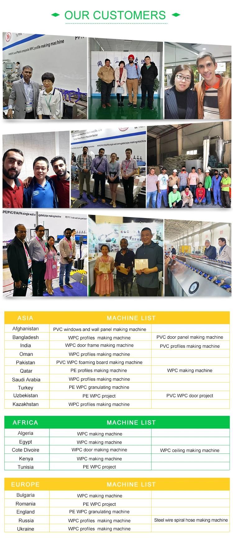 Wood Plastic Composite Decking Machine WPC Decking Machine