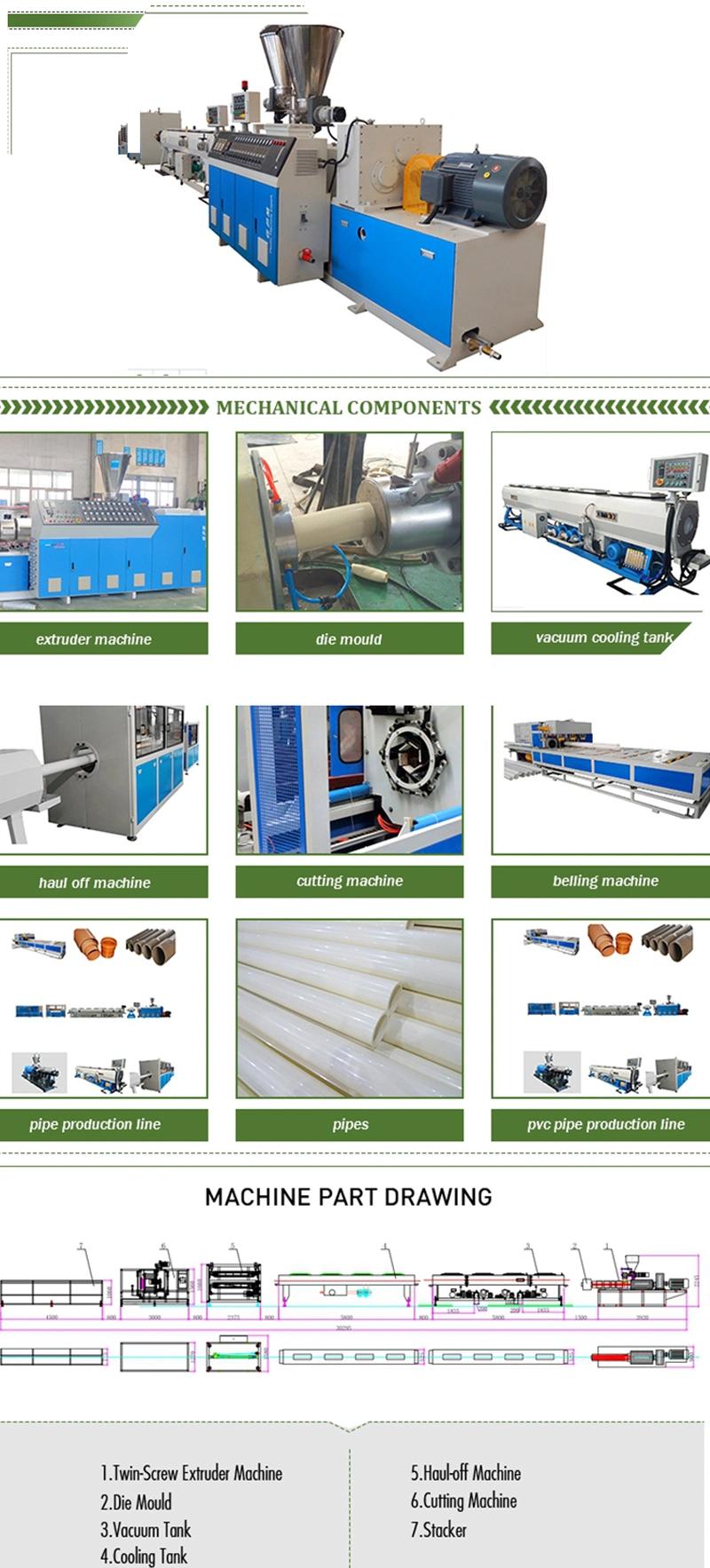 UPVC PVC Pipe Extruder Extrusion Line