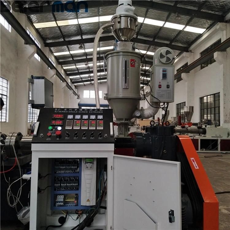 Sj45 Single Screw Co-Extruding 4*6cm PVC Price Tag Holder for Hooks and Wires Production Line Vacuum Mold Device
