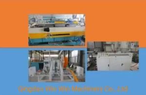 Black PVC 100kgh Twin Screw Extruder/ Water Pipe Production Line