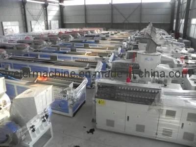 WPC Wood Plastic Profile and Terrace Desking Making Machine and Extrusion Line From Weier ...