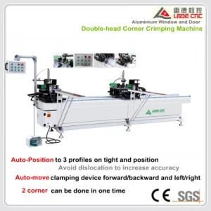 Double Head Corner Crimping Machine with Position Point Adjustable