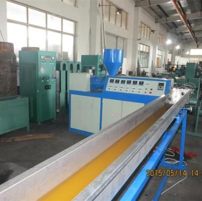 Flat PVC. PE Coating Machine for Flexible Metal Hose