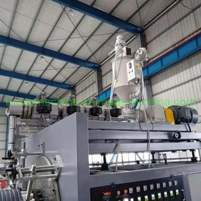 Plastic Large Diameter HDPE Spiral Winding Pipe Extrusion Production Line