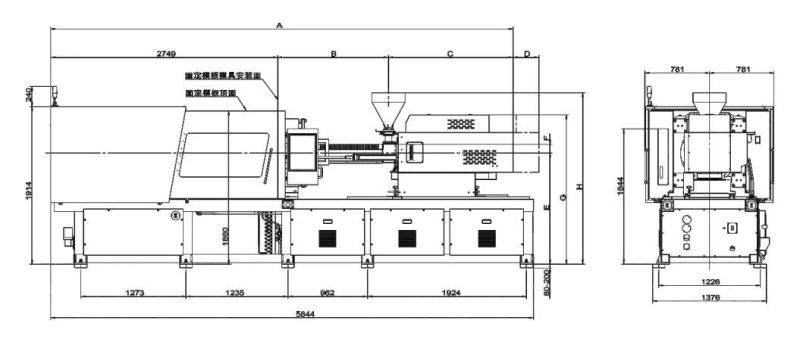 TE All-Electric Plastic Injection Molding Machine for Medical Protective Eyewear (80T-360T)