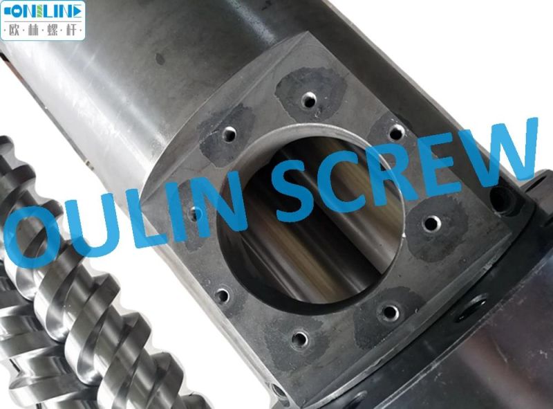 110/28 Twin Parallel Screw Barrel for PVC Extrusion