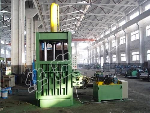 Hydraulic Waste Paper Cardboard Plastic Pet Bottles Vertical Baler