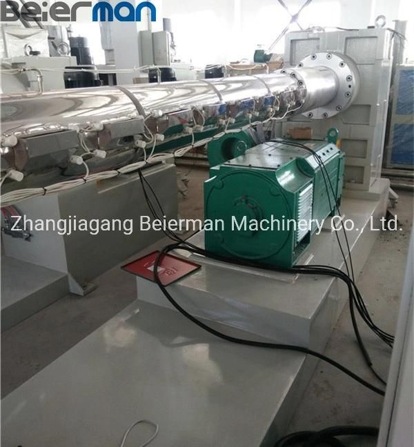 22kw PP PE HDPE Plastic Pipe/Profile Making Sj50/30 Single Screw Extruder Plastic Extrusion Machine ABB/Delta Inverter