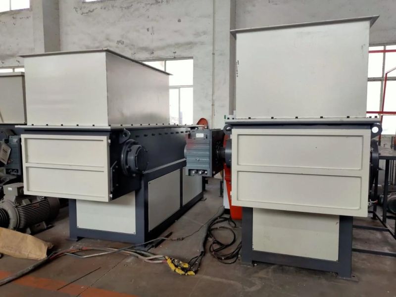 Single Shaft Shredder for Film Jumbo Bag Lump HDPE Pipe