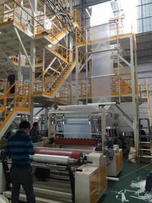 1200 ABA 3layers HDPE Coextrusion Film Blowing Machine
