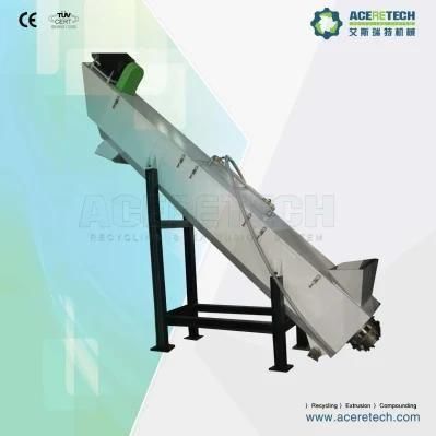 Low Energy-Consumption Low Speed Friction Washer for Plastic Recycling Washing
