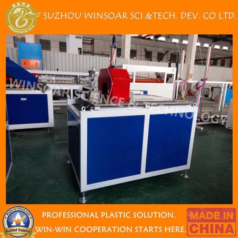 Winsoar High Efficiency LDPE/MDPE/HDPE Extrusion Line for Wood Tray Plastic Pipe/Profile Extruder Machine