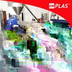 PLA Pbat Starch Compound Twin Screw Extruder for Making Biodegradable Bag Plate