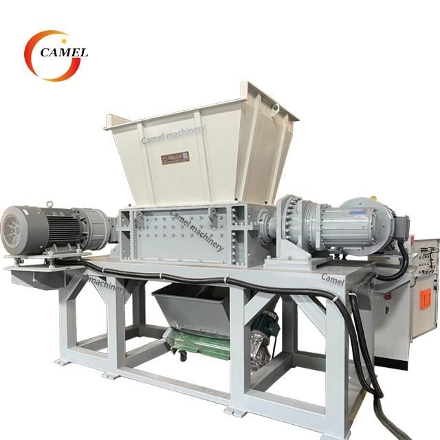 High Capacity Foam Plastic Waste Garbage Double Shaft Shredder