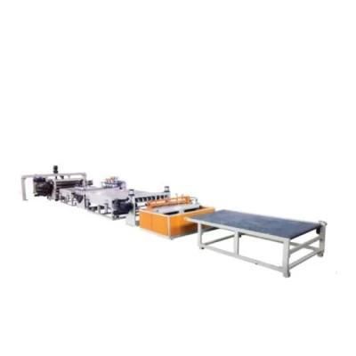 PVC Board Making Machine/PVC Wavy Plate and Trapezia-Shaped Plate Machine