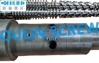Cincinnati Milacron Cmt45/97 Double Conical Screw and Barrel for PVC Panel, Sheet