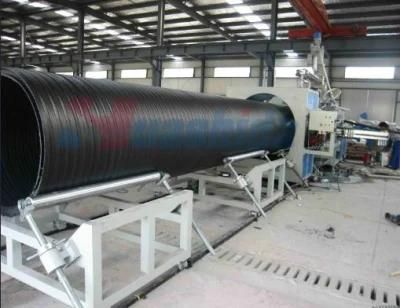 Hollow Wall Spiral Pipe Extrusion Line Plastic Machinery