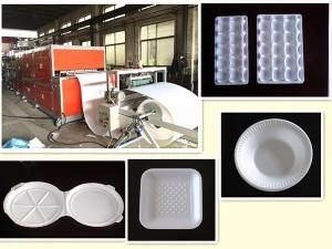 Automatic Thermo Vacuum Forming Machine with Robot Arm