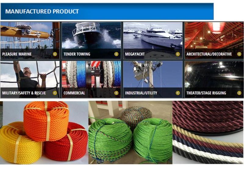 Rope Winding Machine Plastic Machine Pet/PP/Nylon Filament/Fiber Drawing/Twisting/Making Extruder/Extruders/Extruding Production Line