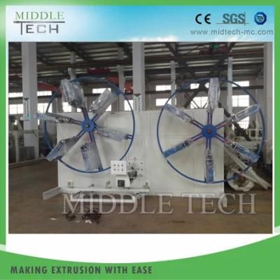 Plastic PVC/HDPE/PPR/Pert Pipe/Tube/Hose Single Station Coiler Winding Machine