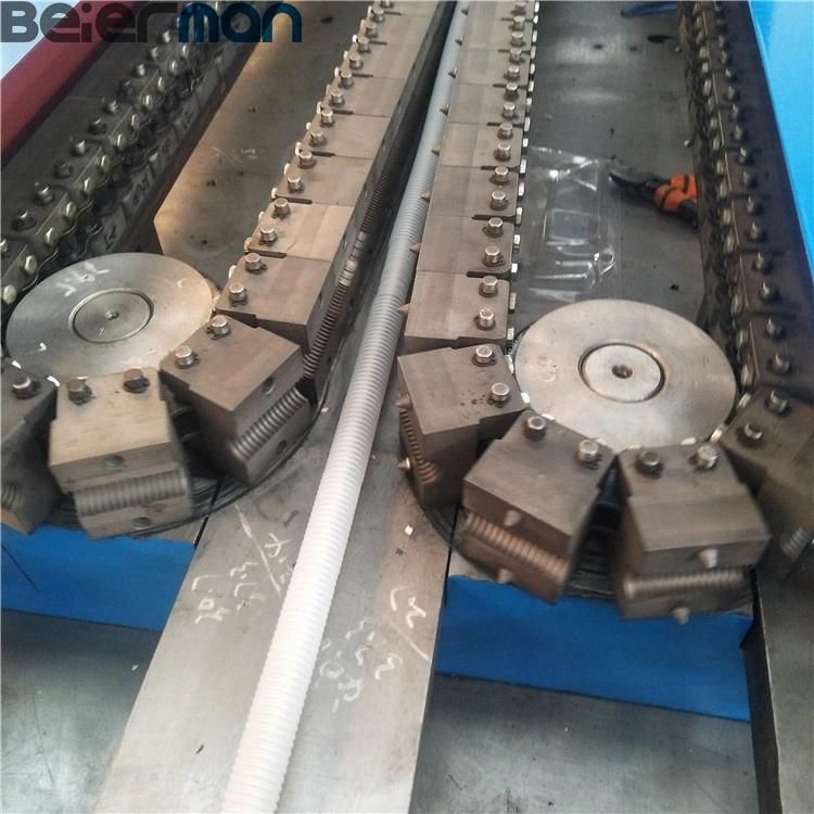 PP PE Soft Single Wall Corrugated Water Washing Machine Pipe with Connector Extrusion Production Line