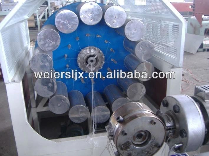 PVC Net Grid Fiber Reinforced Pipe Extrusion Line and Making Machine for Garden Irrigation