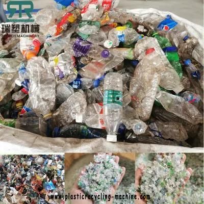 Waste Plastic 3000kg/H Pet Bottle Crushing &amp; Washing Recycling Line