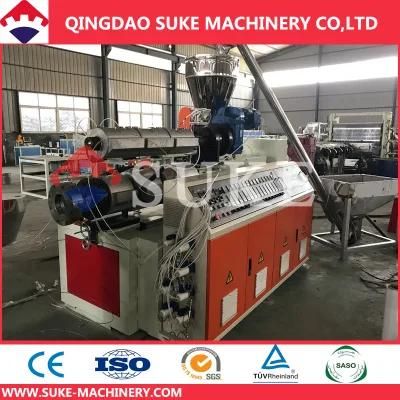 Twin Screw Plastic Extruder Machine for PVC Panel Product