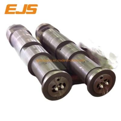 Conincal Twin Screw Barrel for Granulation Line for Plastic Wood Floor Making