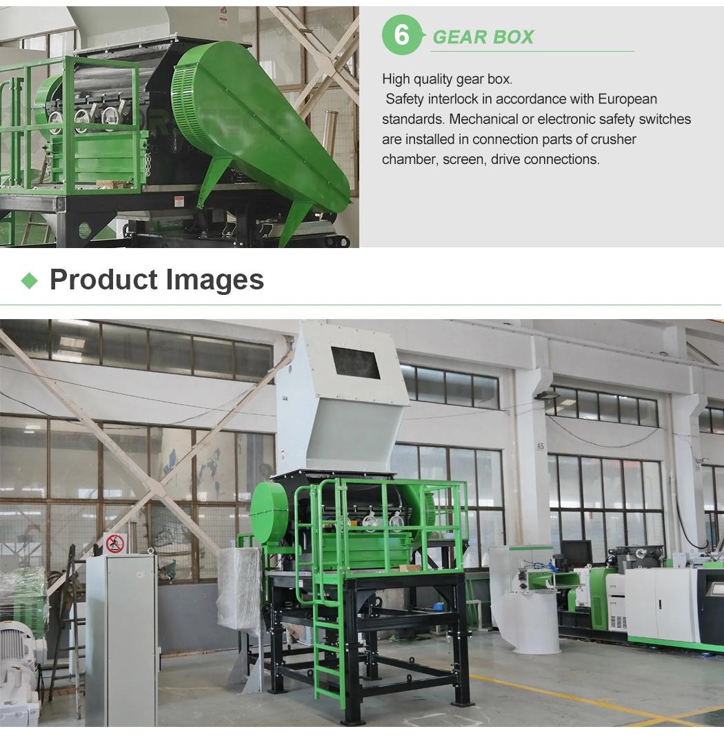 Low Noise PVC Profile Bottle Pipe Plastic Door Frame Crusher