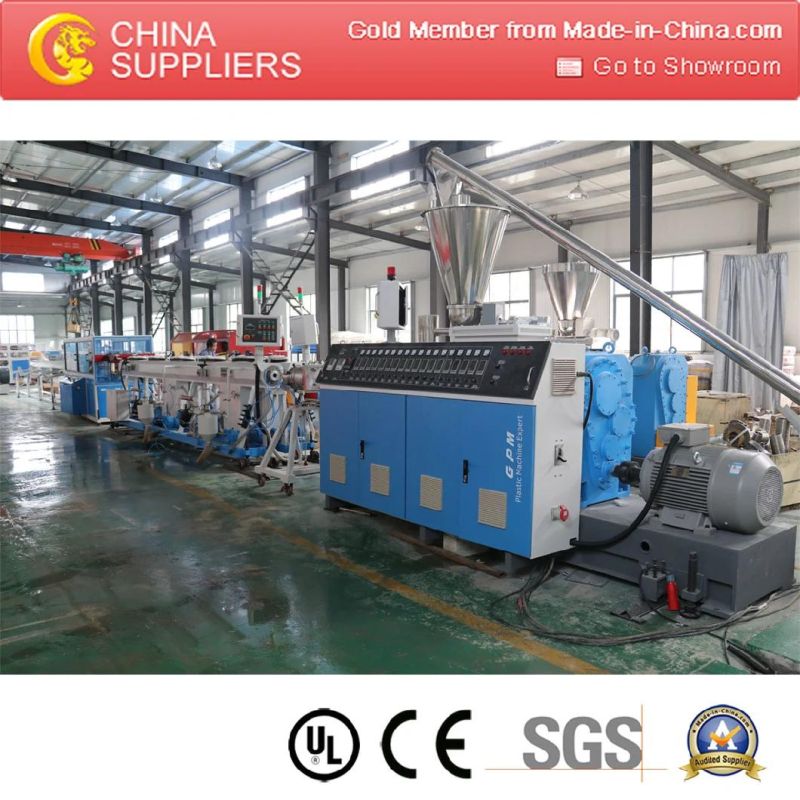 High Quality PVC Two Strands Pipe Extrusion Line