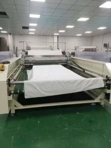 Bath Curtain Ultrasonic Fabric Embossing Compound Quilting Shower Curtain Machine